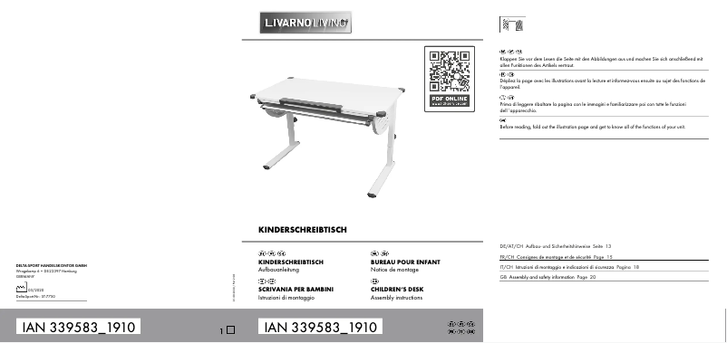 Page n°1 - Manuel utilisateur Livarno Lux IAN 339583