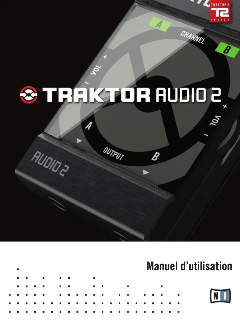 Page n°1 - Manuel utilisateur Native Instruments Traktor Audio 2