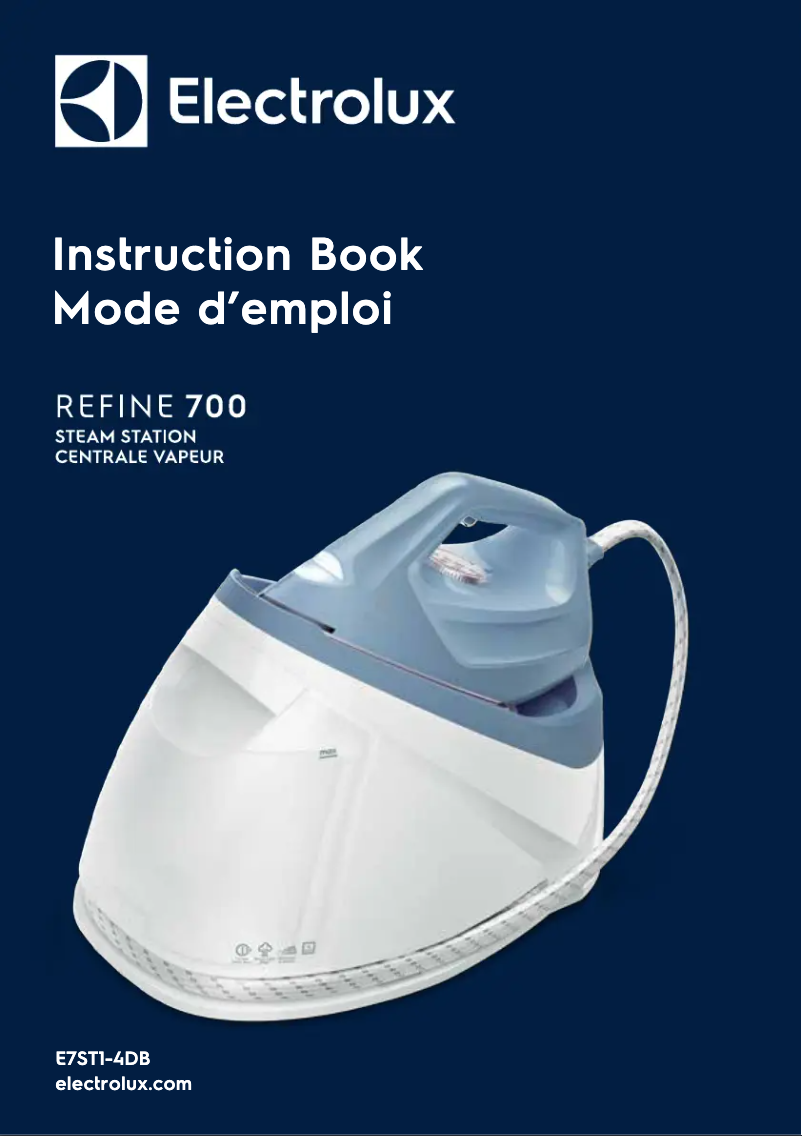 Image de la première page du manuel de l'appareil Refine 700 E7ST1-2LG