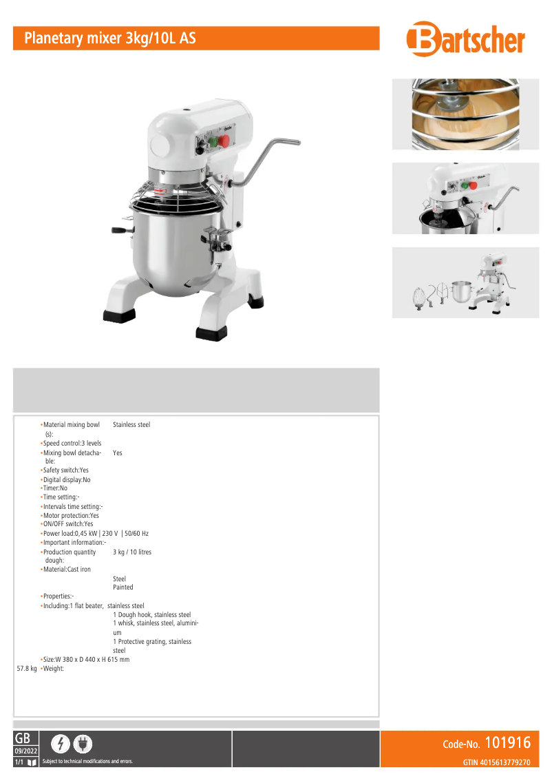 Image de la première page du manuel de l'appareil 101916