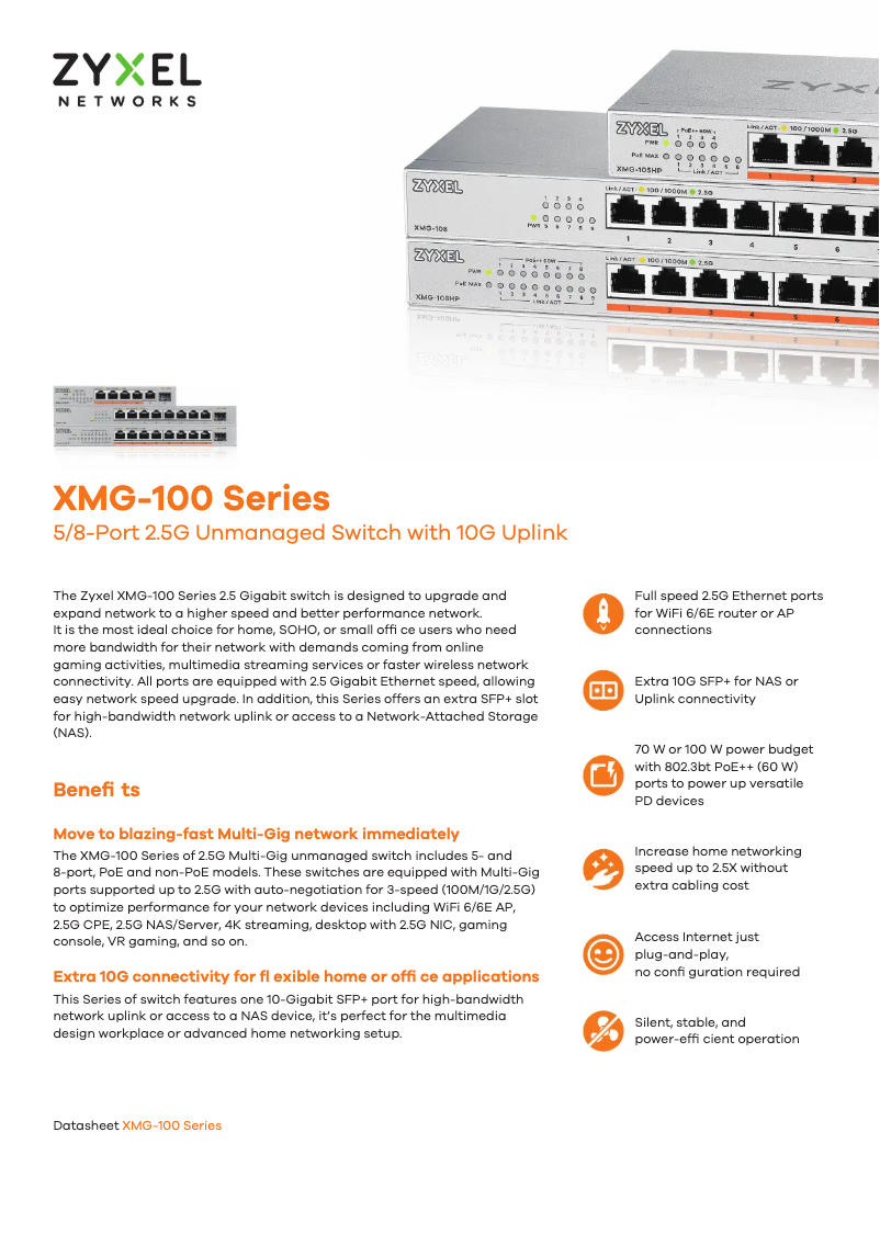 Image de la première page du manuel de l'appareil XMG-100