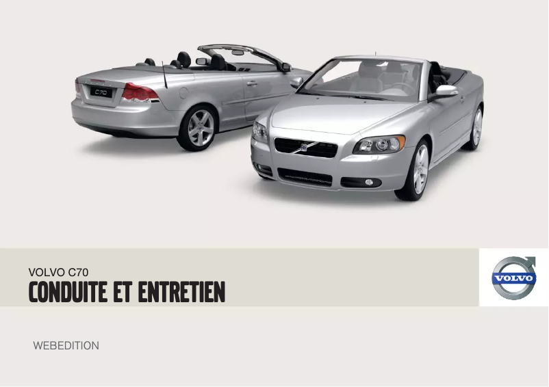 Image de la première page du manuel de l'appareil C70 (2009)