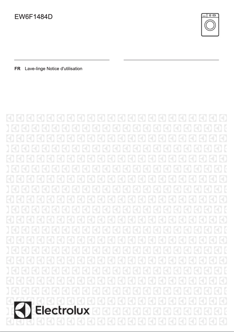 Page 1 de la notice Manuel utilisateur Electrolux EW6F1484D