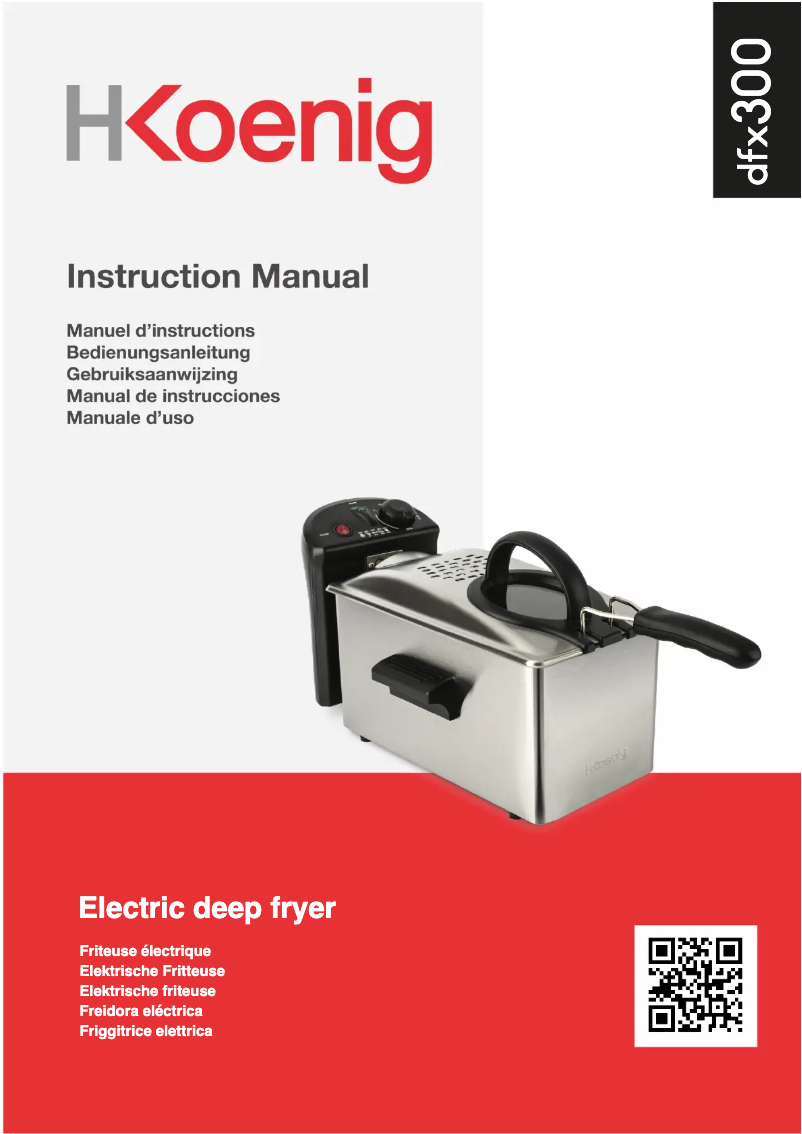 Image de la première page du manuel de l'appareil DFX300