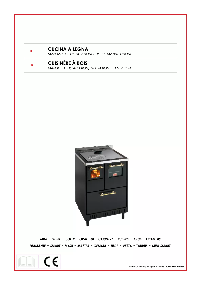 Page n°1 - Manuel utilisateur Cadel Country