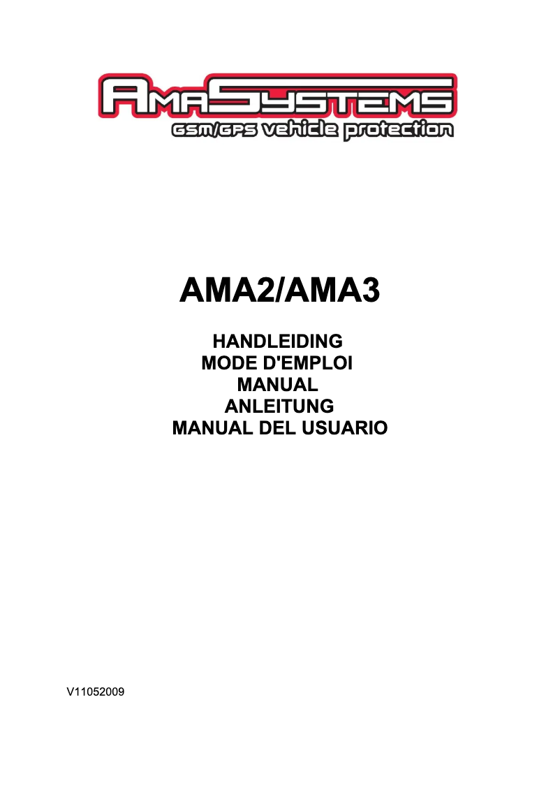 First page image of the manual for HAMGSMGPS