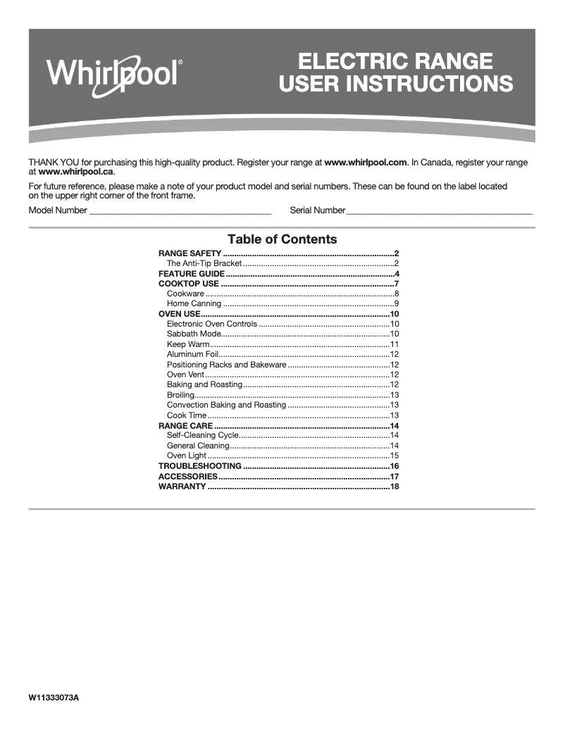 Image de la première page du manuel de l'appareil WFE515S0JS