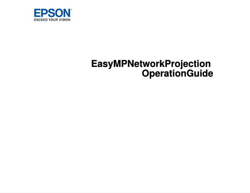 Página 1 del manual Manual de usuario Epson PowerLite Home Cinema 2000