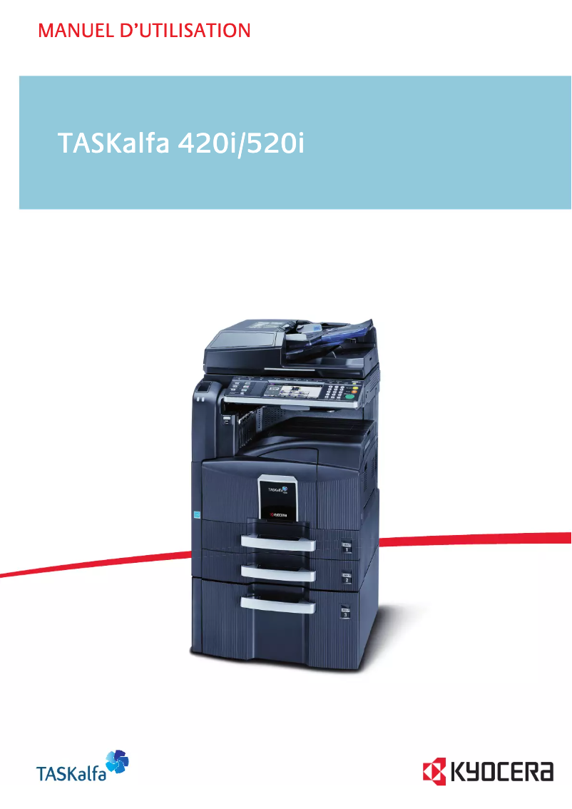 Page 1 de la notice Manuel utilisateur Kyocera TASKalfa 520i