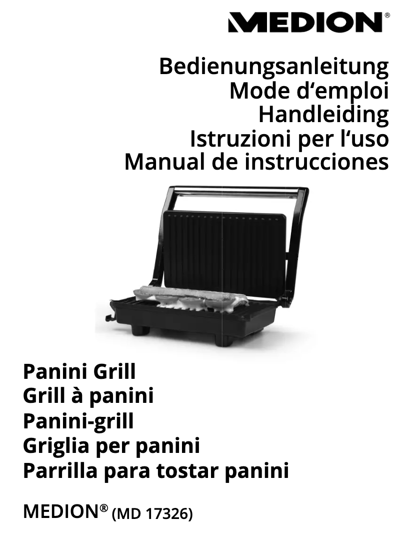 Page 1 de la notice Manuel utilisateur Medion MD 17326