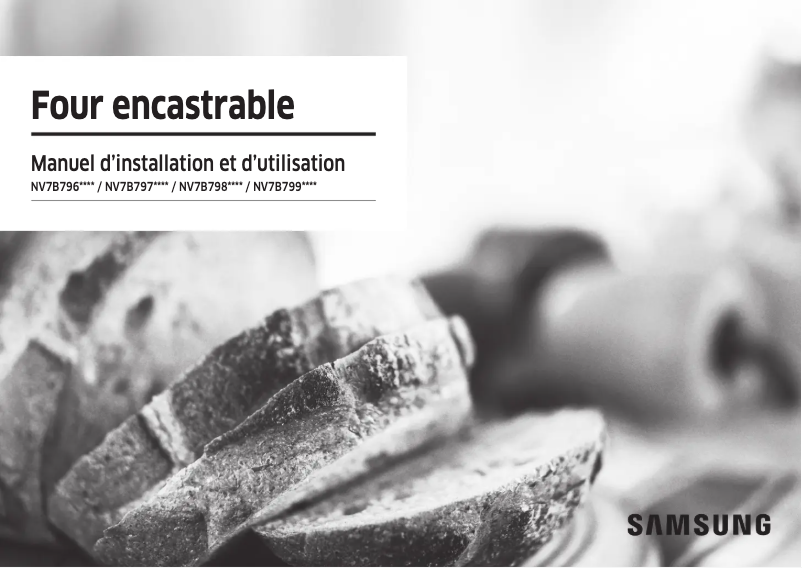 Page 1 de la notice Manuel utilisateur Samsung NV7B7970CAN