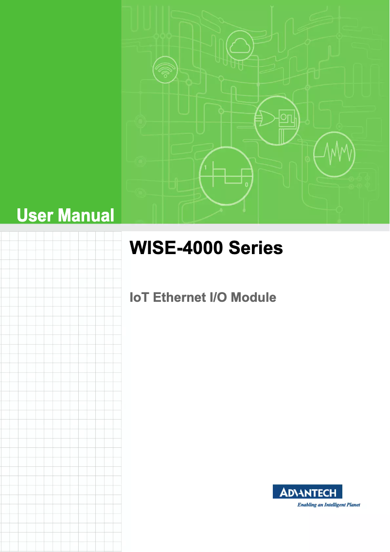 Image de la première page du manuel de l'appareil WISE-4050-AE