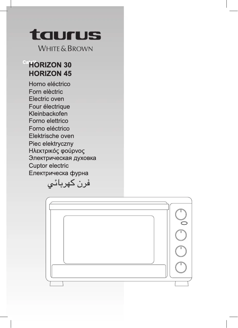 Page n°1 - Manuel utilisateur Taurus Horizon 30