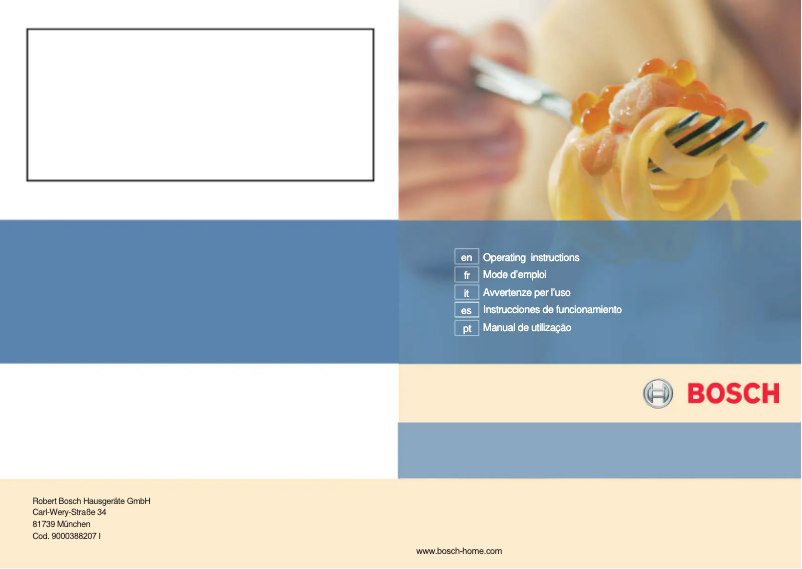 Page n°1 - Manuel utilisateur Bosch PCQ715M90E