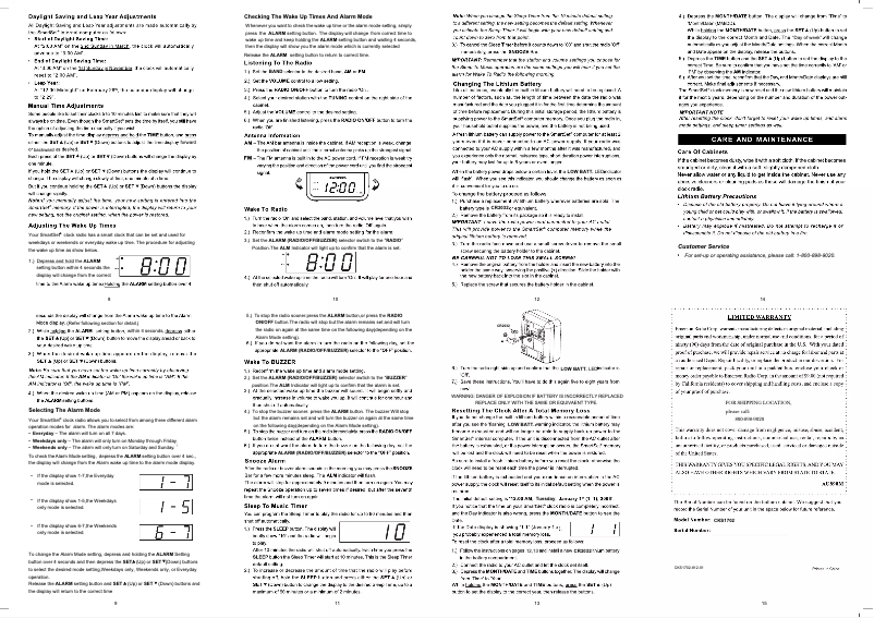 Page 1 de la notice Manuel utilisateur Emerson CKS1702