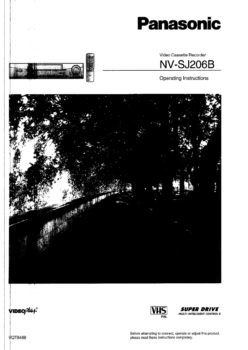 Image de la première page du manuel de l'appareil NV-SJ206B