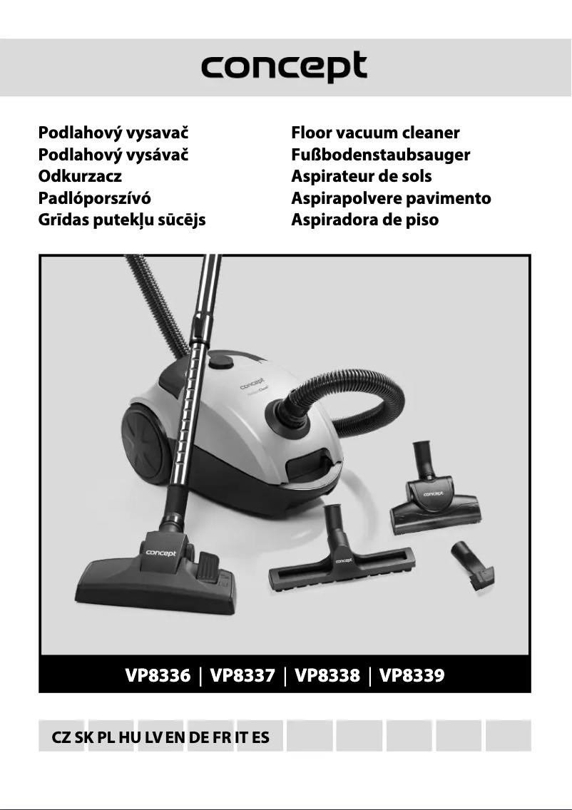 Image de la première page du manuel de l'appareil Groovy VP8338