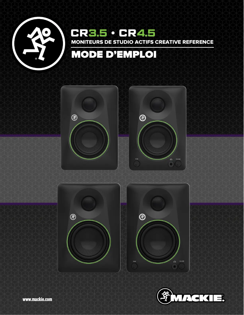 Page n°1 - Manuel utilisateur Mackie CR4.5