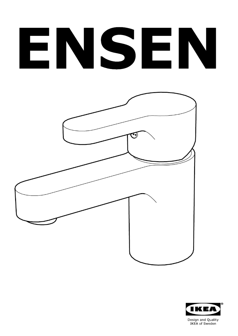 Image de la première page du manuel de l'appareil ENSEN