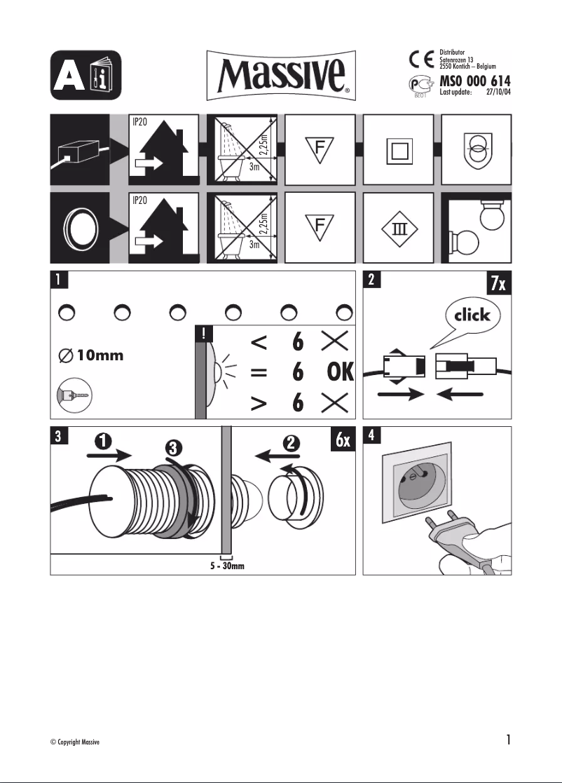 Image de la première page du manuel de l'appareil Cucina