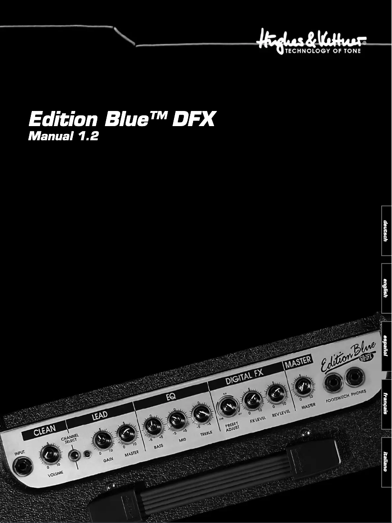Page n°1 - Manuel utilisateur Hughes & Kettner 60 DFX
