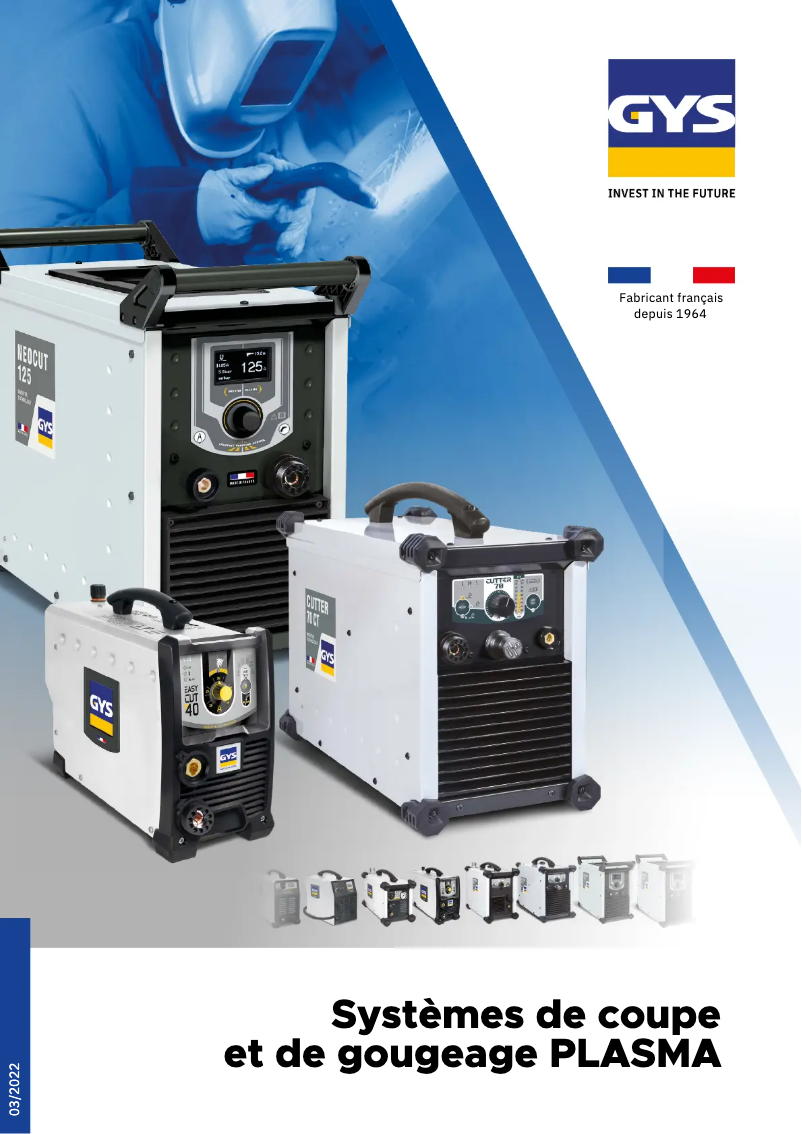 Page 1 de la notice Brochure GYS Easycut 40