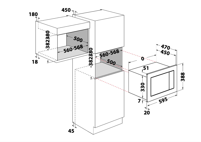 Page n°1 - Instructions / montage Indesit MWI 222.2 X UK