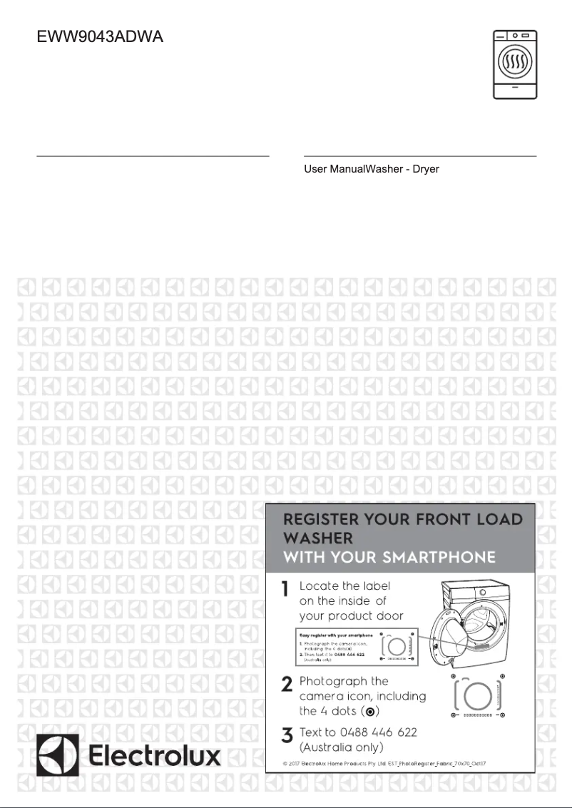 Page n°1 - Manuel utilisateur Electrolux EWW9043ADWA
