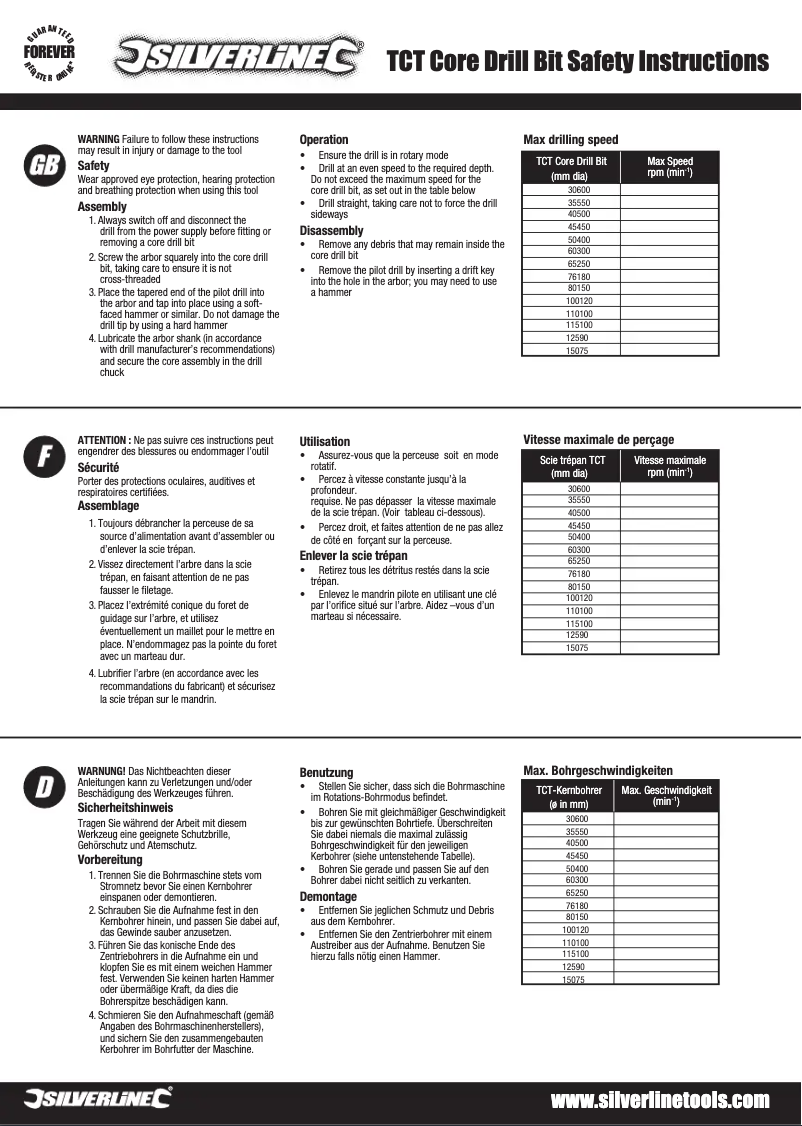 Page n°1 - Manuel utilisateur Silverline 398782