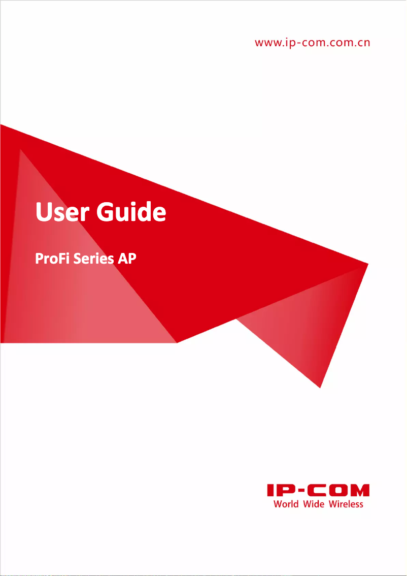 Page n°1 - Manuel utilisateur IP-COM Pro-6-LR
