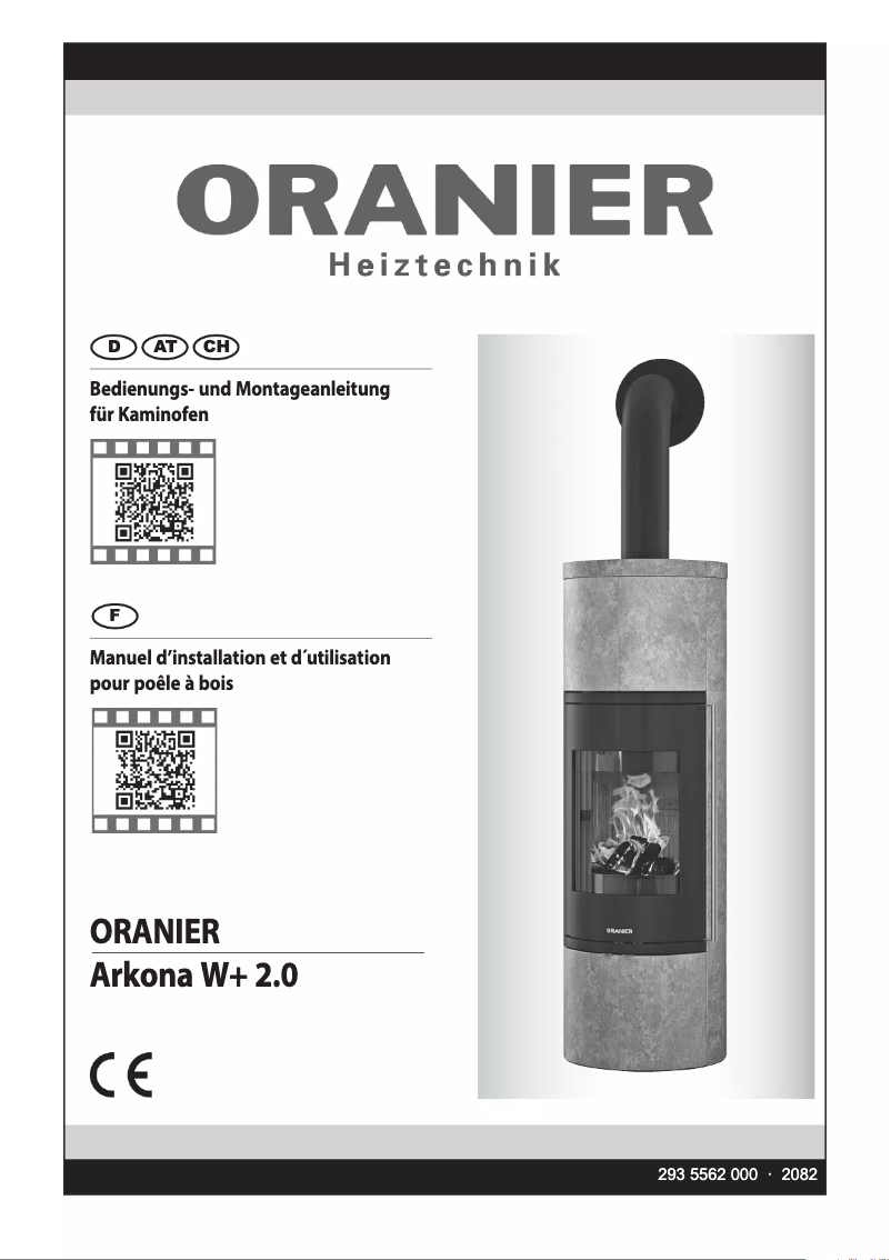 Page 1 de la notice Manuel utilisateur Oranier Arkona W+ 2.0