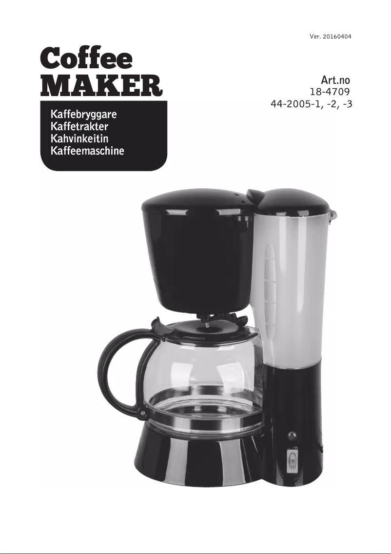 Page 1 de la notice Manuel utilisateur Clas Ohlson CM2022L