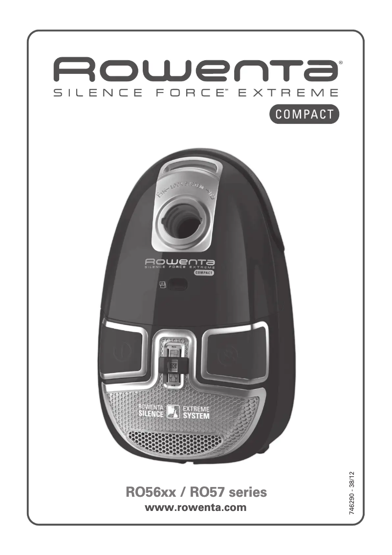 Página 1 del manual Manual de usuario Rowenta Silence Force Extreme Compact