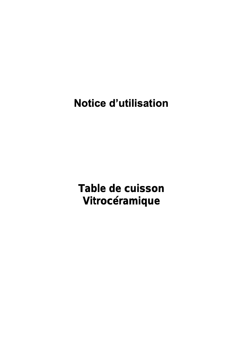 Page 1 de la notice Manuel utilisateur BSK VS4Z