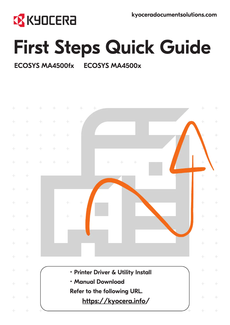 Page 1 de la notice Manuel utilisateur Kyocera ECOSYS MA4500fx