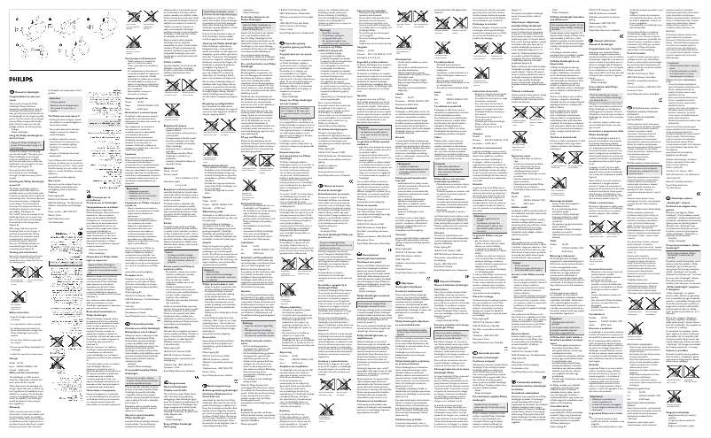 Page 1 de la notice Manuel utilisateur Philips 6911231PH