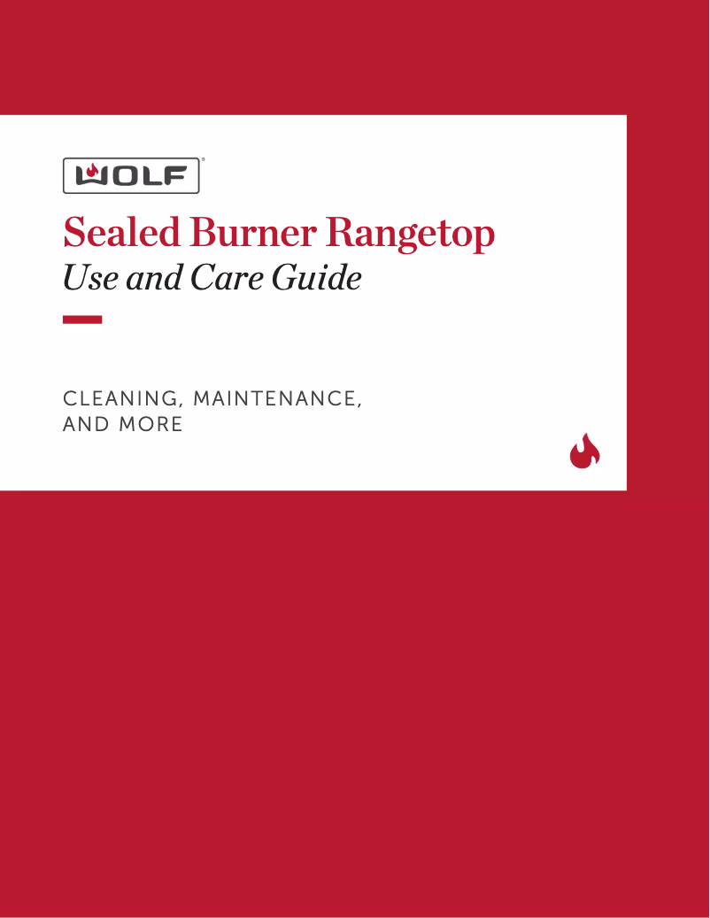 Page n°1 - Manuel d'utilisation et d'entretien Wolf SRT366