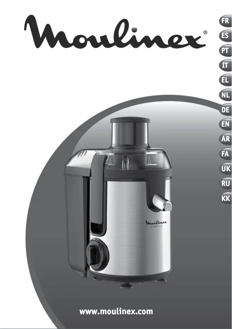 Image de la première page du manuel de l'appareil Frutelia+ JU420D10