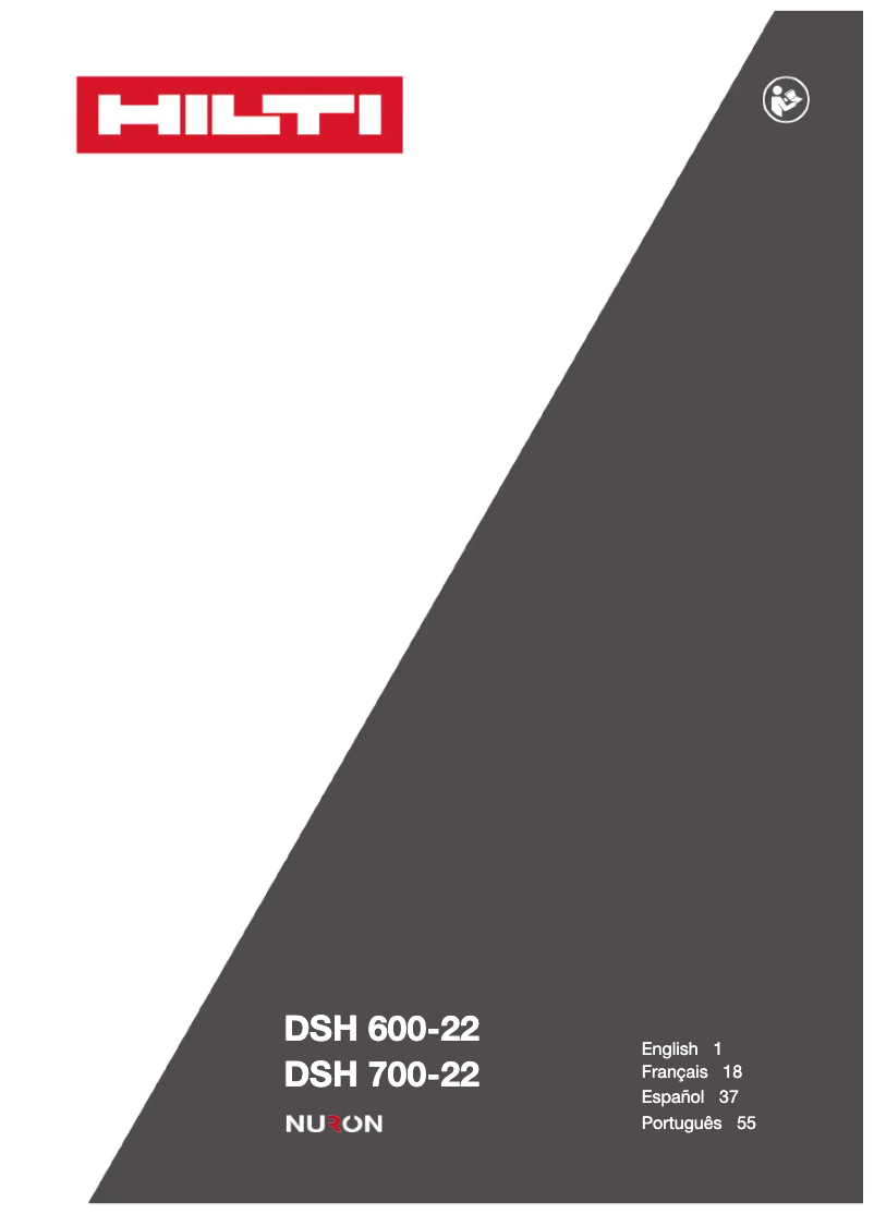 Página 1 del manual Manual de usuario Hilti DSH 700-22