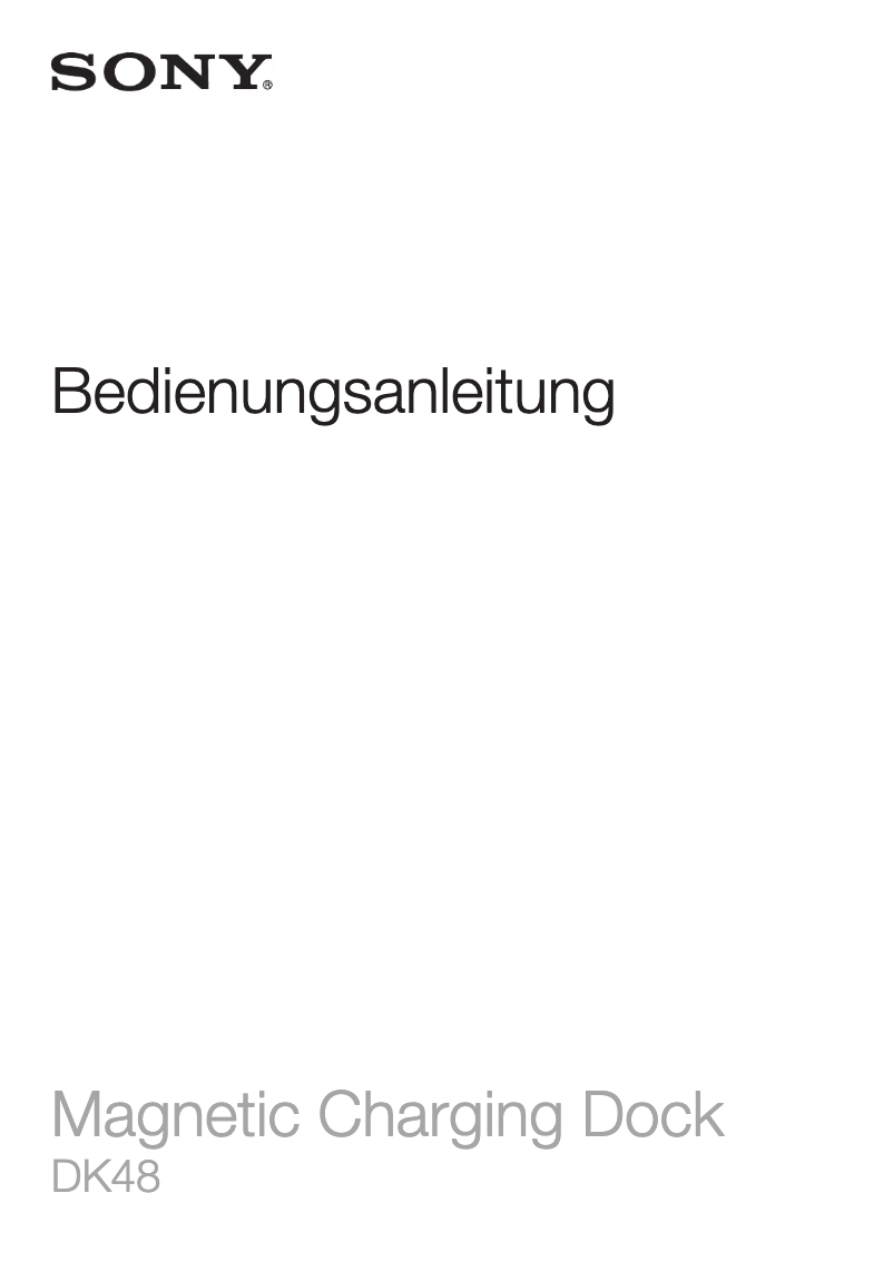 Image de la première page du manuel de l'appareil DK48