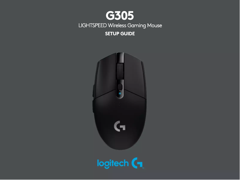 Image de la première page du manuel de l'appareil G305