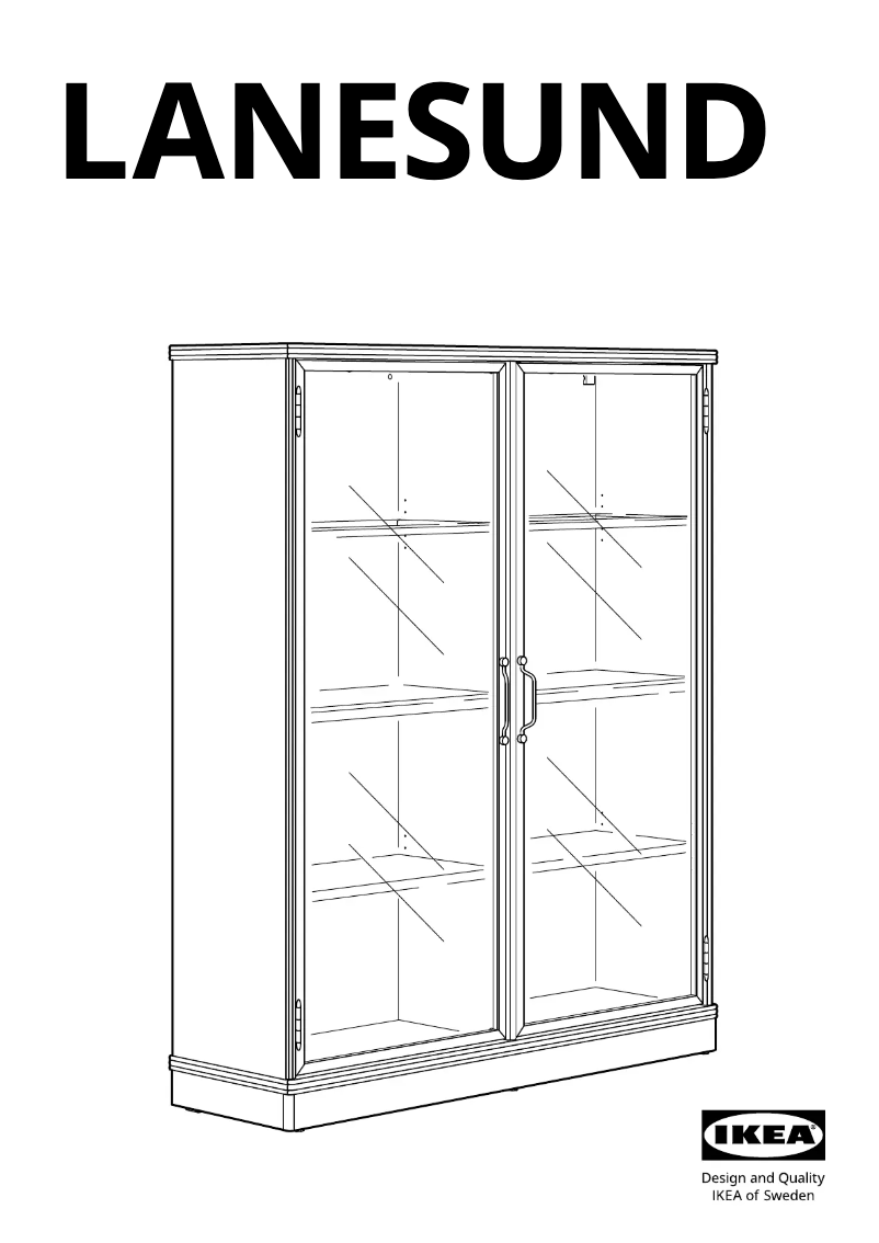 Page 1 de la notice Manuel utilisateur Ikea LANESUND 604.665.57