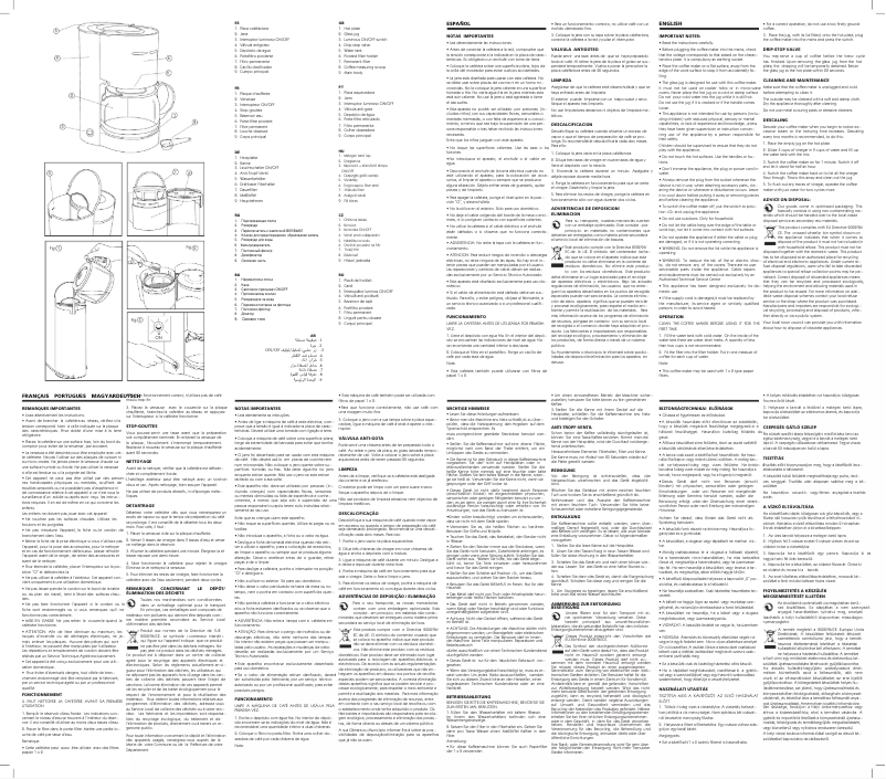 Image de la première page du manuel de l'appareil Arial 20 CG7215