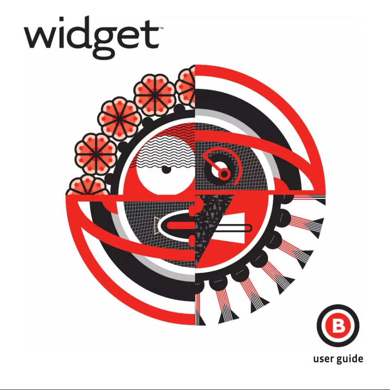 Image de la première page du manuel de l'appareil Widget B