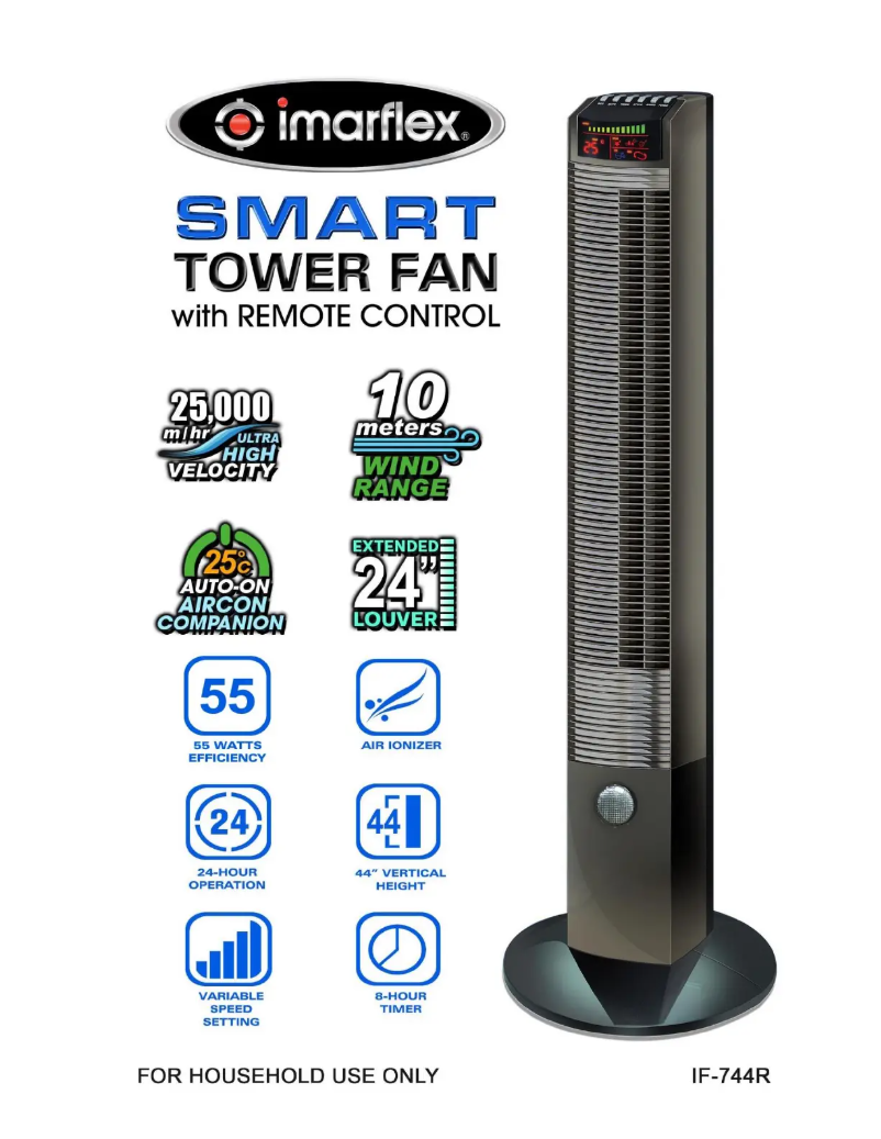 Page 1 de la notice Manuel utilisateur Imarflex IF-744R