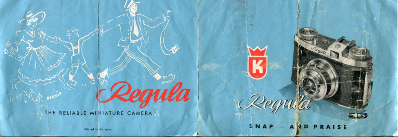 Image de la première page du manuel de l'appareil Regula IP-o