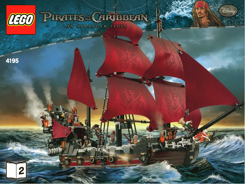 Page 1 de la notice Manuel utilisateur Lego Queen Anne's Revenge
