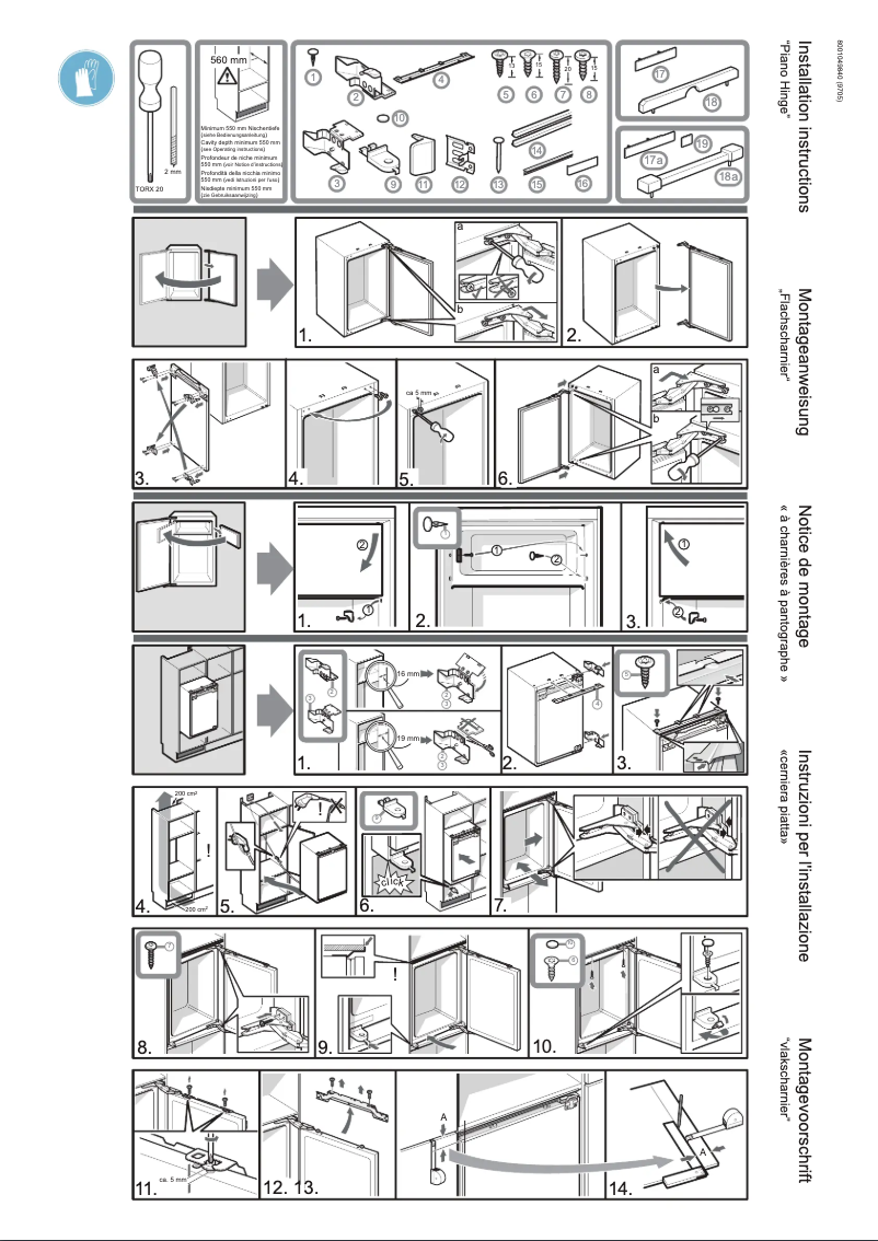 Image de la première page du manuel de l'appareil KIR18V62