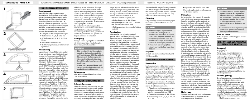 Page 1 de la notice Manuel utilisateur Powerfix IAN 282340