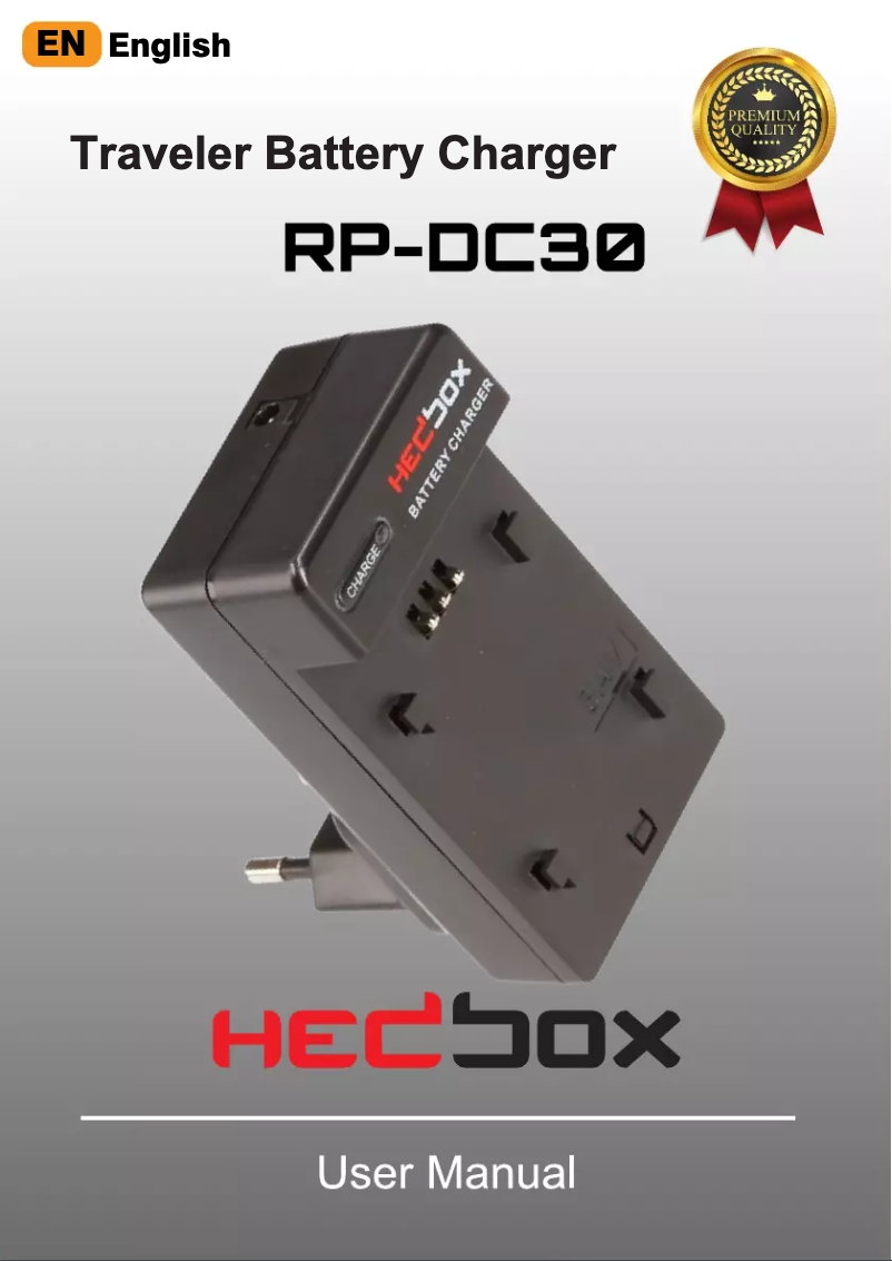 Page n°1 - Manuel utilisateur Hedbox RP-DC30